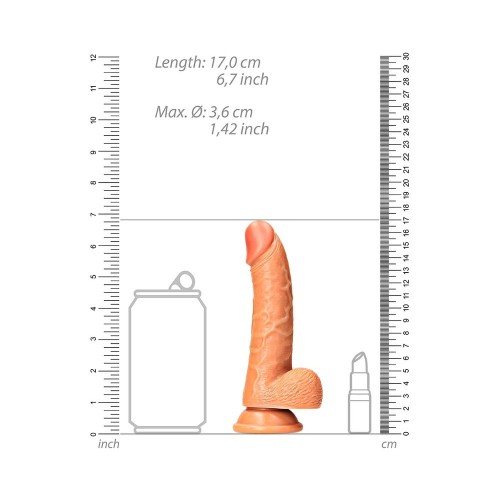 RealRock Realistic Curved Dildo (6 Inch) for G-Spot Stimulation