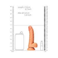 RealRock Realistic Curved Dildo (6 Inch) for G-Spot Stimulation