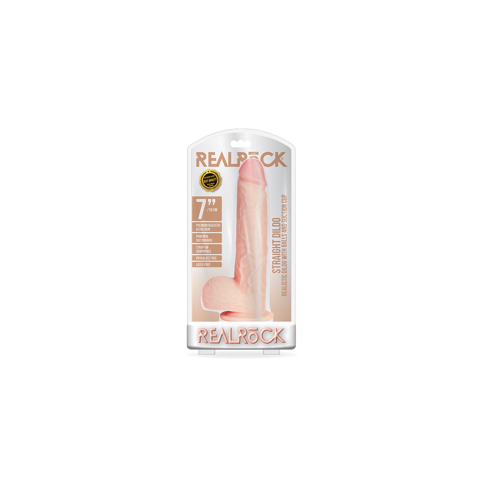 RealRock 7 in. Realistic Dildo for Ultimate Pleasure