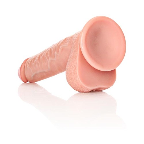 Dildo Recto Realista de 11 in. con Ventosa Beige