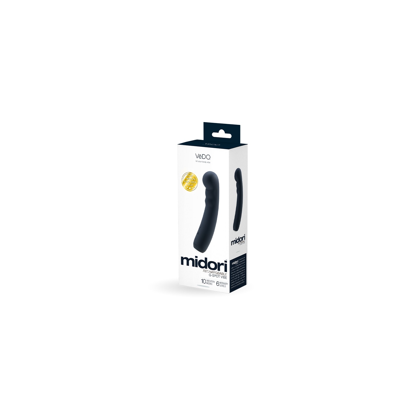 VeDO Midori Rechargeable G-Spot Vibe Just Black