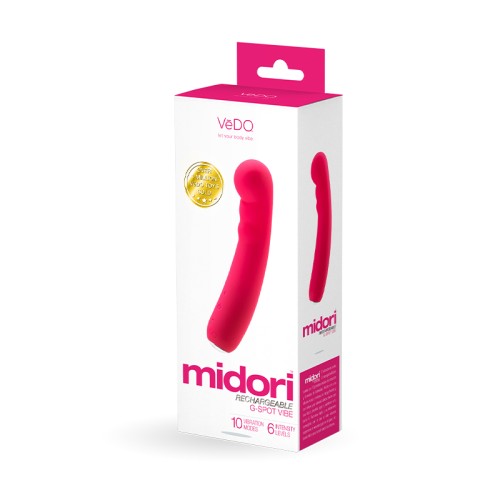 Vibrador de Punto G Recargable VeDO Midori