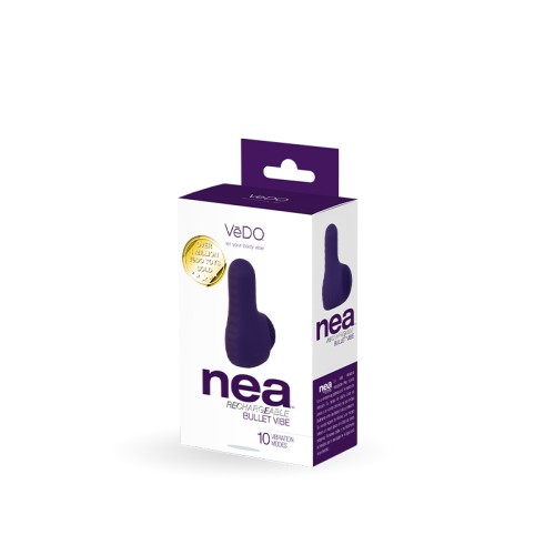 VeDO Nea Vibrador de Dedo Recargable - Púrpura Profundo