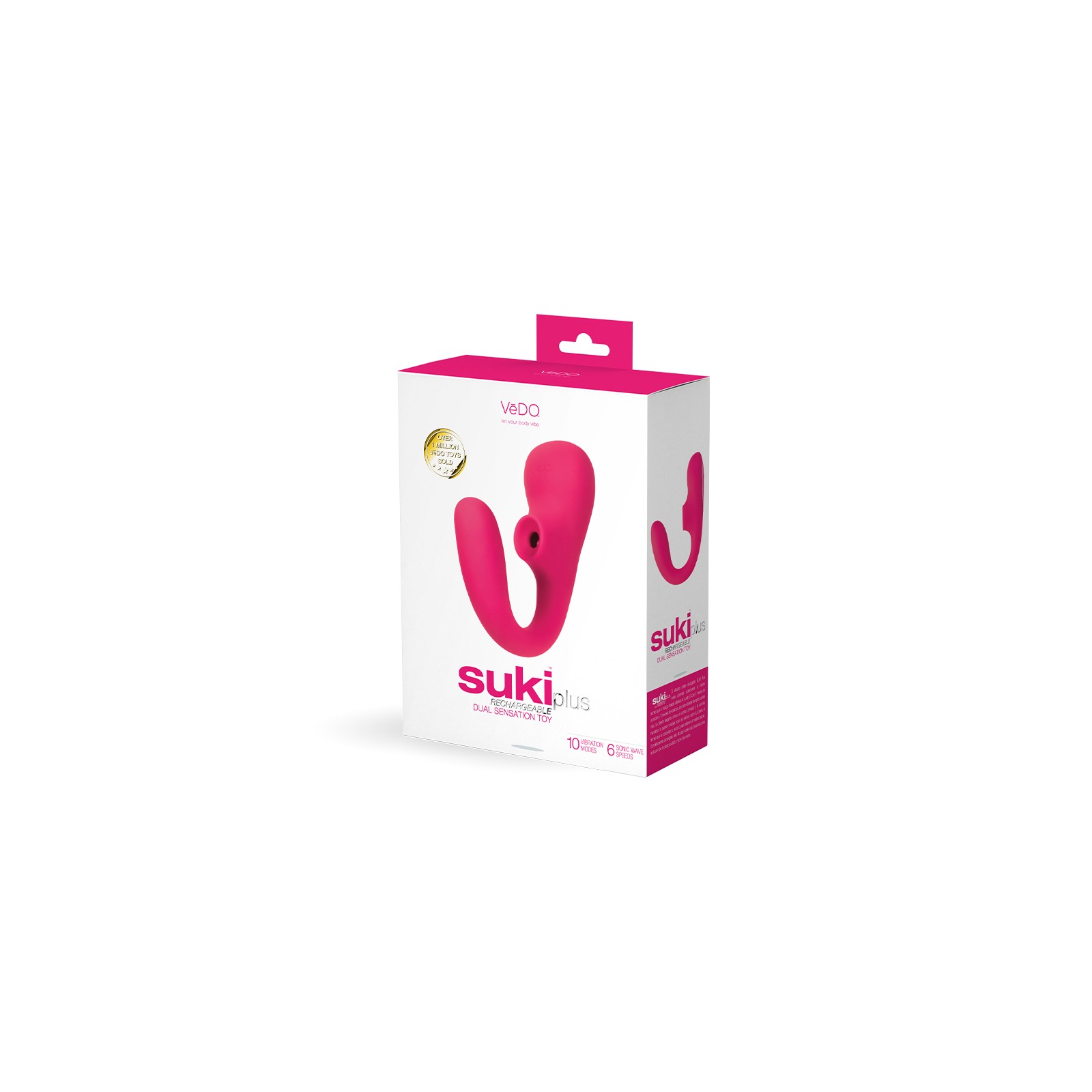 VeDO Suki Plus Rechargeable Dual Sonic Vibe - Ultimate Pleasure