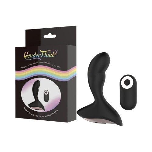 Gender Fluid Rumble Remote-Controlled Anal Vibrator for Intense Pleasure