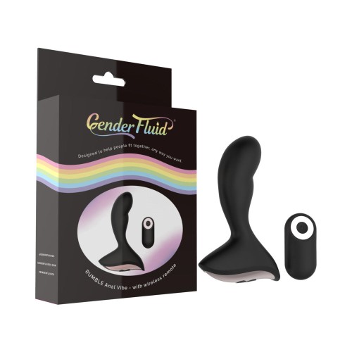 Gender Fluid Rumble Remote-Controlled Anal Vibrator for Intense Pleasure