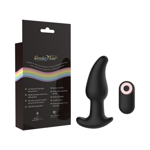 Gender Fluid Rotating Beaded Anal Vibe