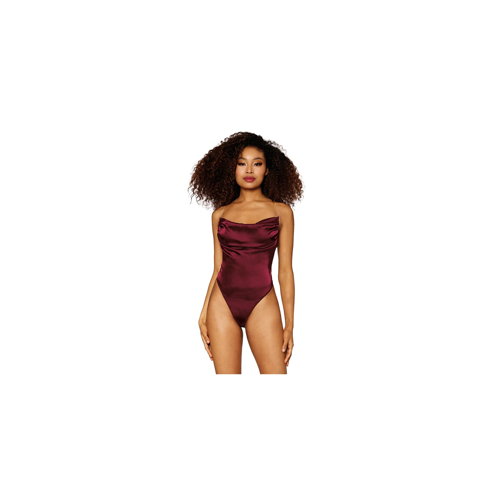 Dreamgirl Burgundy Teddy - Sensual Elegance