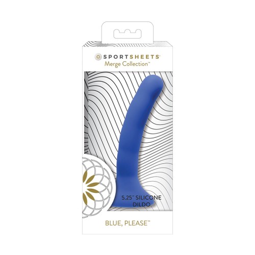 Dildo de Silicona Sportsheets Merge Azul