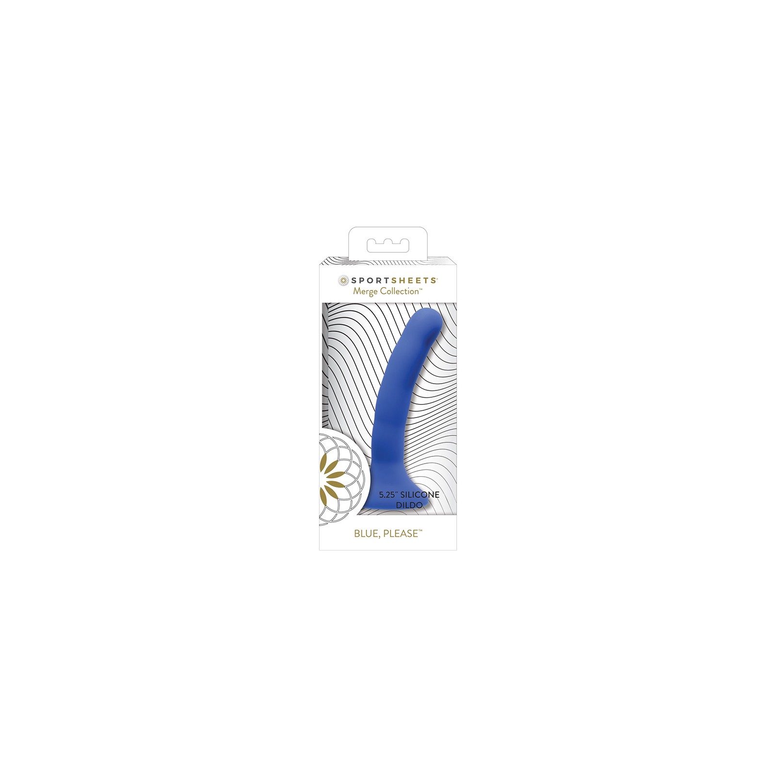 Sportsheets Merge Silicone Dildo Blue