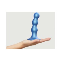 Strap-On-Me Hybrid Silicone Dildo Plug Balls Blue