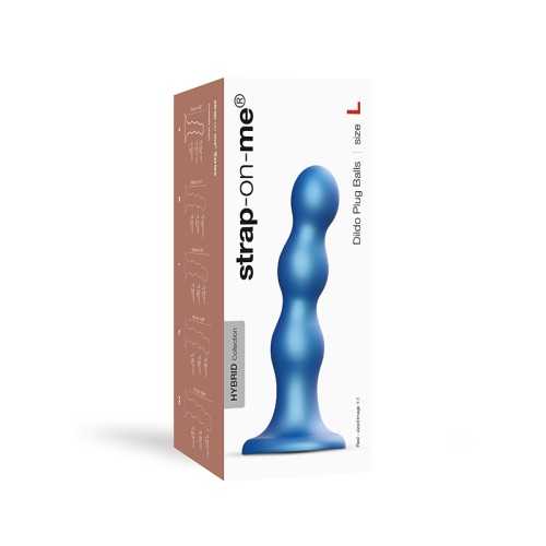 Strap-On-Me Hybrid Silicone Dildo Plug Balls - Stellar Pleasure