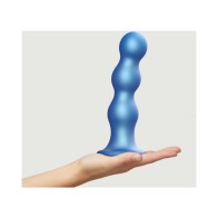 Dildo Plug Balls Híbrido Strap-On-Me - Azul Metálico XXL