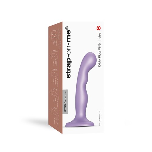 Strap-On-Me Dildo Plug Híbrido de Silicona P&G Lilac Metálico S