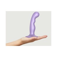 Strap-On-Me Hybrid Silicone Dildo Plug P&G Metallic Lilac S