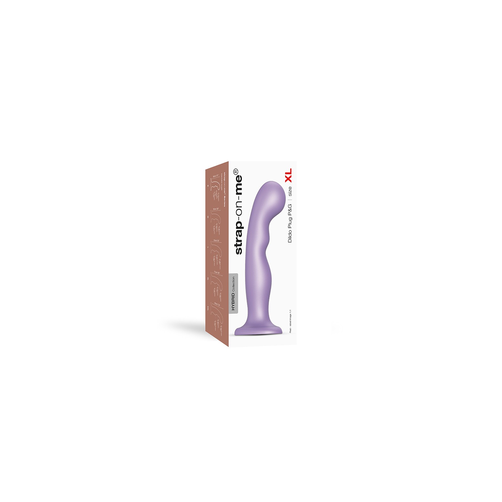 Plug Dildo Híbrido de Silicona Strap-On-Me para Placer Diverso