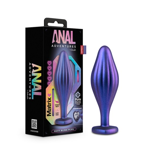 Plug Bling Ondulado Matrix Anal Adventures