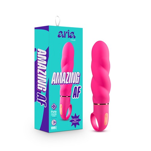 Vibrador Silicona Aria Amazing AF Fucsia