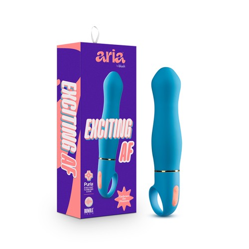 Aria Exciting AF Vibrador de Silicona Azul