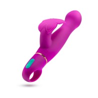 Aria Naughty AF Vibrador Silicona Doble Estimulación - Poder y Elegancia