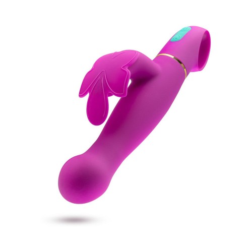 Aria Naughty AF Silicone Dual Stimulation Vibrator - Power and Elegance