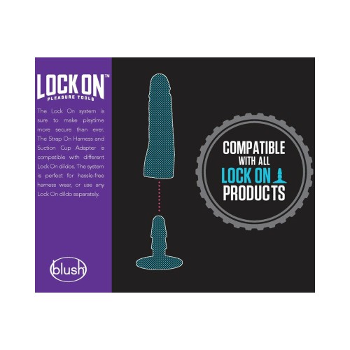 Dildo Realista Lock On Argonite 8 in. con Ventosa