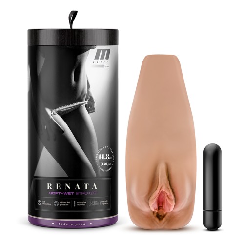 M Elite Soft + Wet Estimulador Renata con Bullet para el Máximo Placer