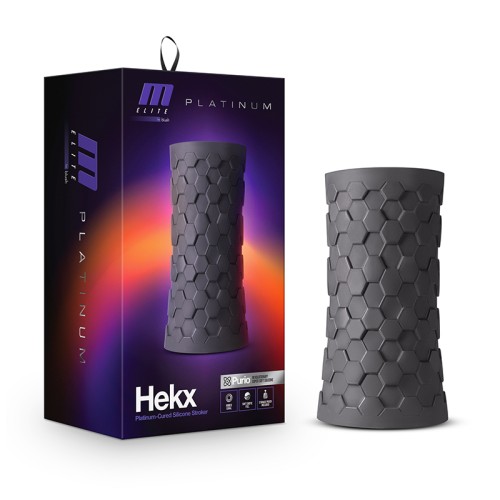 Estimulador de Silicona M Elite Platinum Hekx Negro