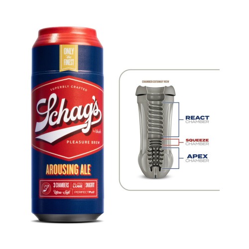 Schag's Arousing Ale Self-Lubricating Stroker for Ultimate Pleasure