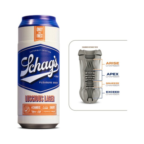 Stroker Auto-lubricado Luscious Lager de Schag