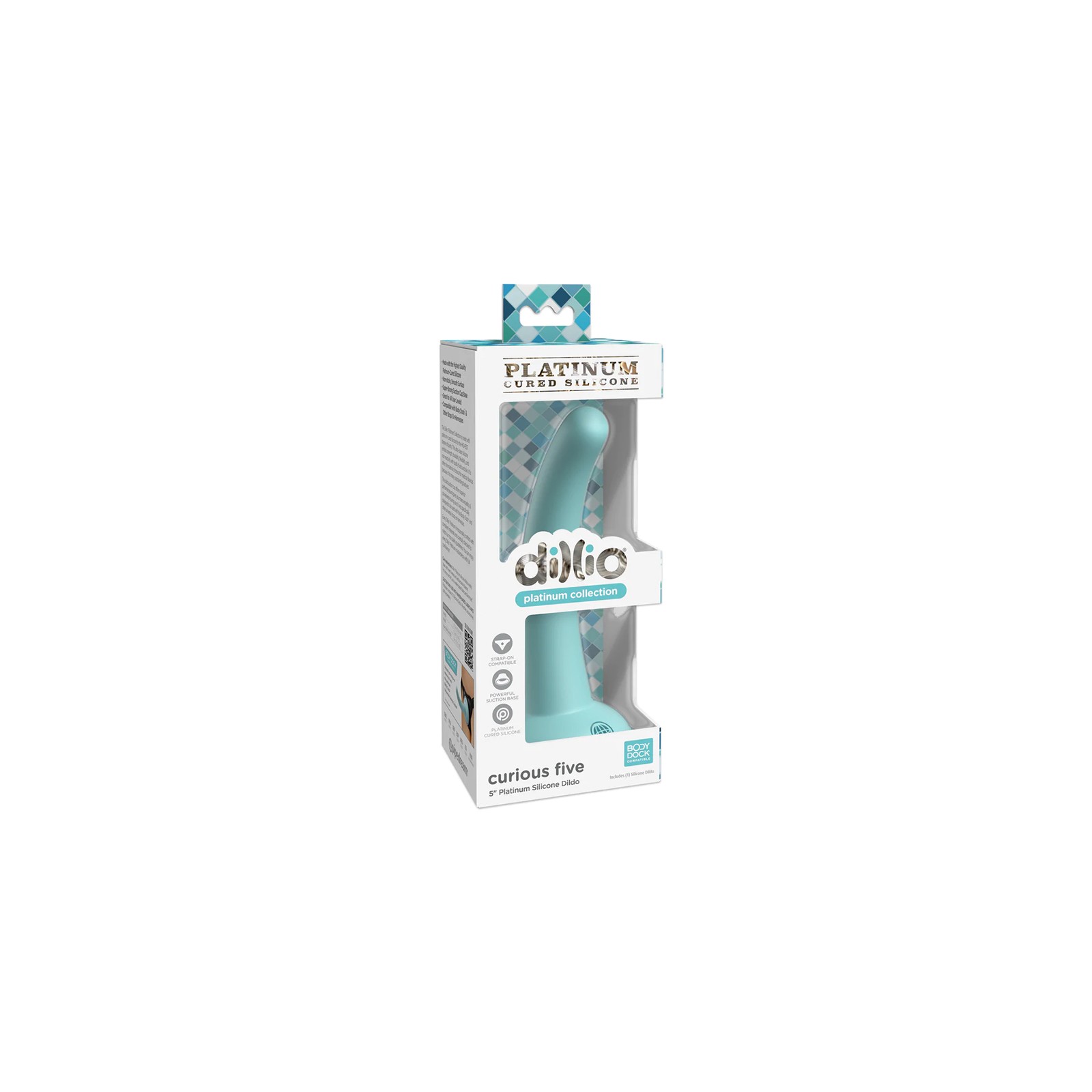 Dillio Platinum Curious Five Silicone Dildo