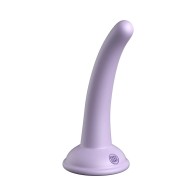 Dildo de Silicona Dillio Platinum Collection Curious Five de 5 in. Morado