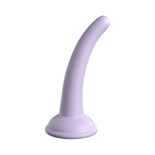 Dildo de Silicona Dillio Platinum Collection Curious Five de 5 in. Morado