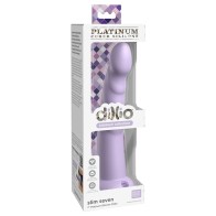 Dillio Purple Silicone Dildo 7-Inch