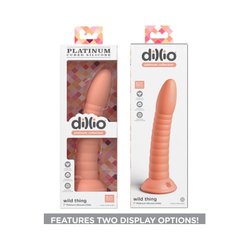 Dildo Silicona Peach Dillio Platinum Collection Wild Thing 7 in.