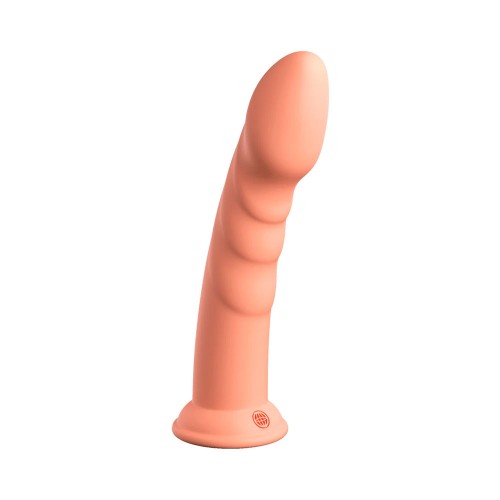 Dillio Dildo de Silicona Super Ocho de 8 Pulgadas Durazno