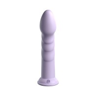 Dildo Silicona Dillio Platinum Super Eight de 8 Pulgadas - Púrpura