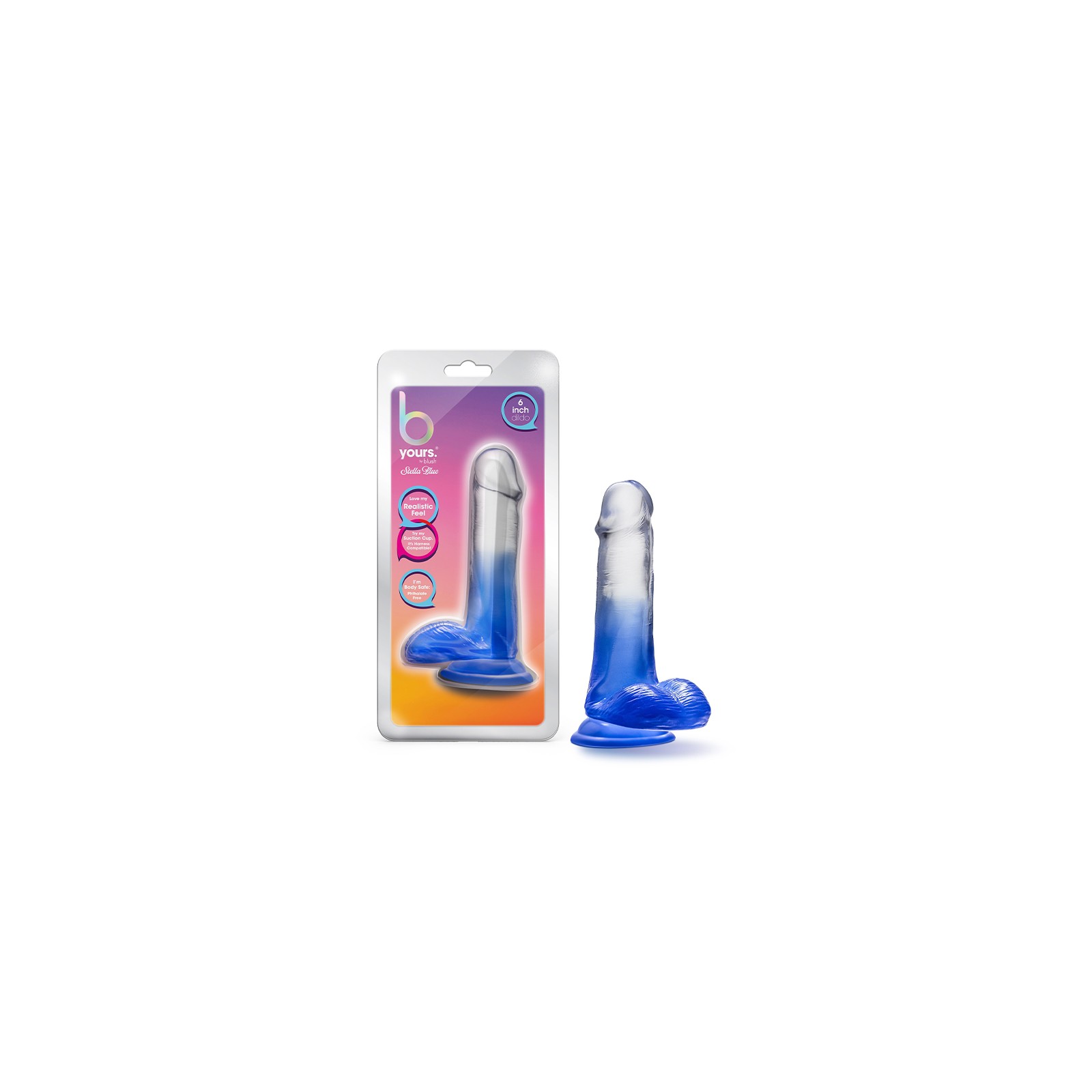 B Yours Stella Blue Realistic Dildo