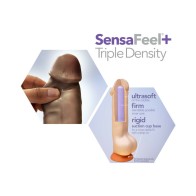 Dr. Skin Plus Posable Dildo Brown - Realistic Pleasure