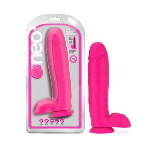 Neo 10-inch Dual Density Dildo with Suction Cup