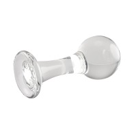 Gender X Round Glass Anal Plug