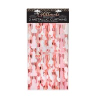 Glitterati Penis Party Foil Curtains - Fun and Sparkly