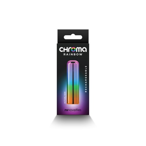 Vibrador Recargable Pequeño Chroma Rainbow