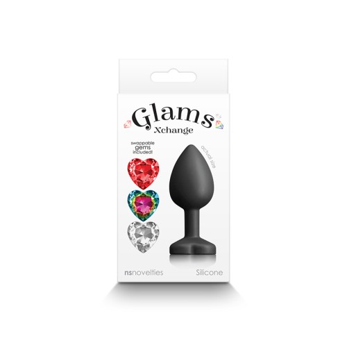 Plug Anal Corazón Glams Xchange Pequeño