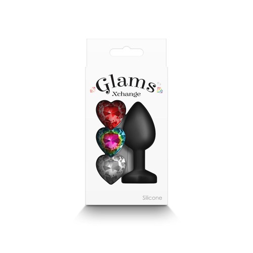 Plug Anal Corazón Glams Xchange Pequeño