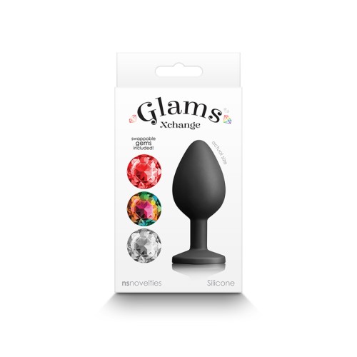 Glams Xchange Round Medium Anal Plug for Exploration