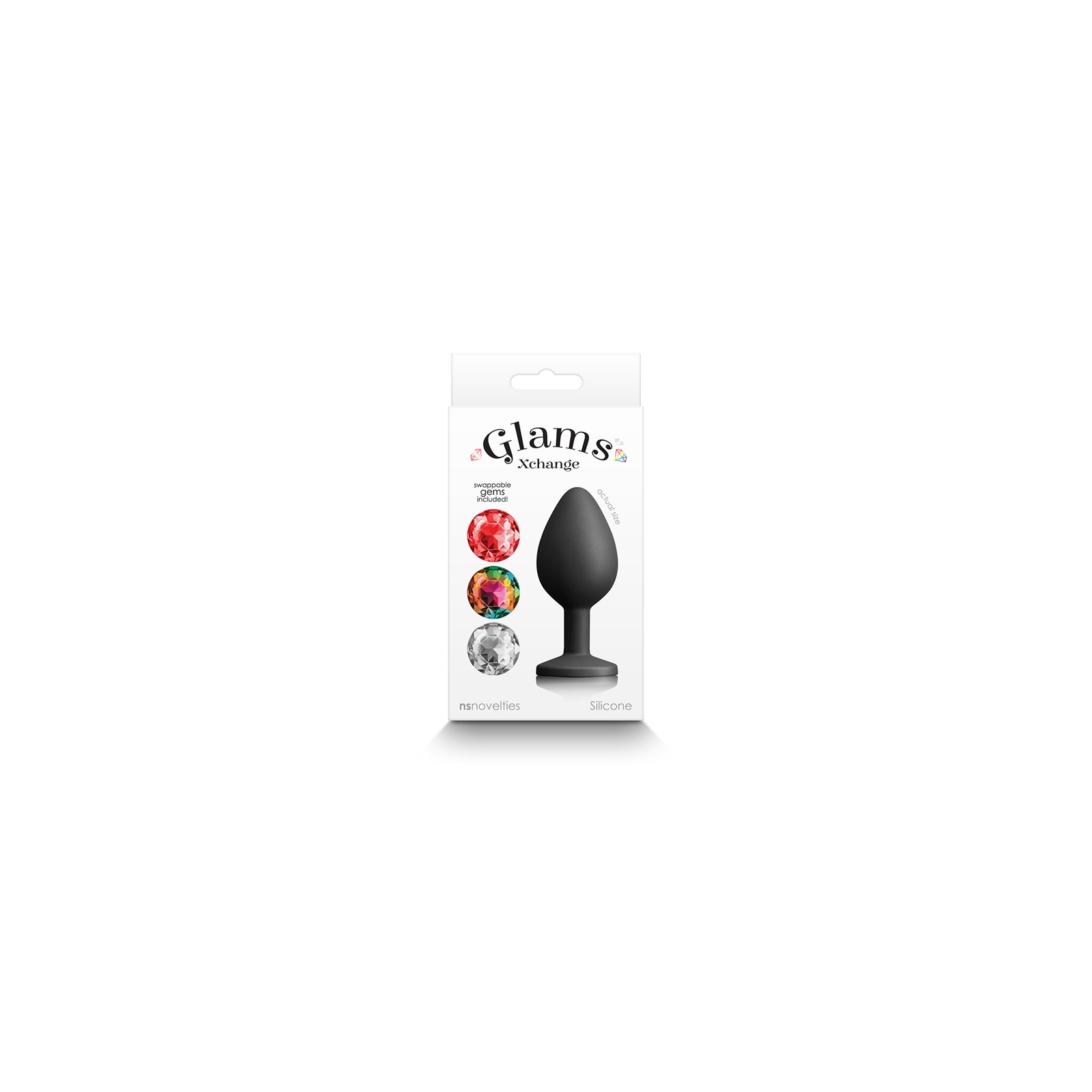 Glams Xchange Round Medium Anal Plug for Exploration