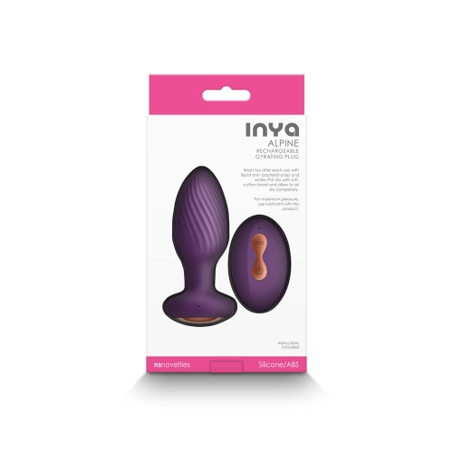 Alpine Rechargeable Gyrating Butt Plug - Enhance Pleasure