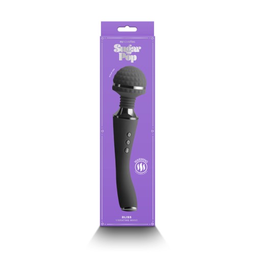 Vibrador Wand Calentador Sugar Pop Bliss Negro