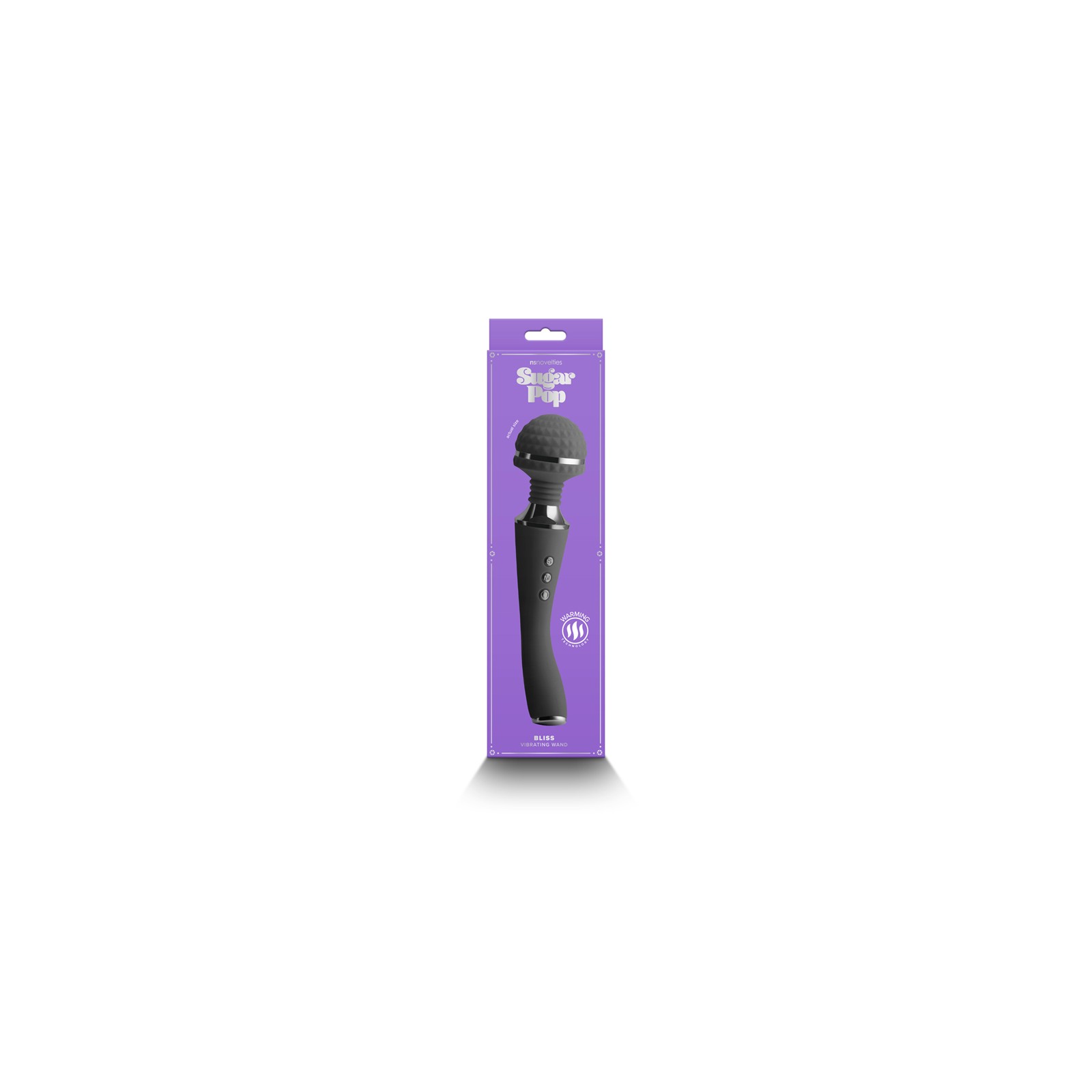 Vibrador Wand Calentador Sugar Pop Bliss Negro